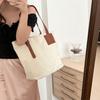 Sac Cabas en Toile Mode 2024 Été Tendance Style Urbain Sac Bandoulière Décontracté Pour Femmes