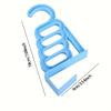 1 5-hole Door Hanging Folding Clothes Hanger Door Back Hook Multi-function Clothes Drying Rack Wardrobe Storage Artifact