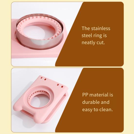 Sandwich Cutter And Sealer Pocket Sandwiches Maker Stainless Steel Blades Sandwich Cutting Tools for Kids