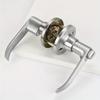 1pc Bedroom Door Lock, Indoor Use, Aluminum Alloy Material, Easy Bedroom Lock Holder, Three Pole Spherical Holder Key