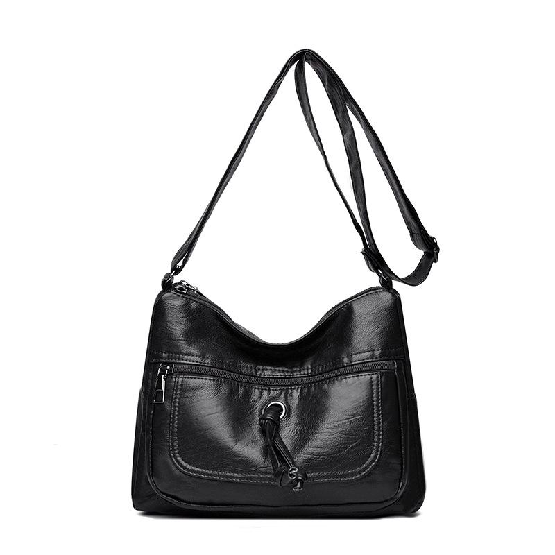 Women's Bag, Single-shoulder Crossbody Bag, Fashionable Soft Leather Mom Bag