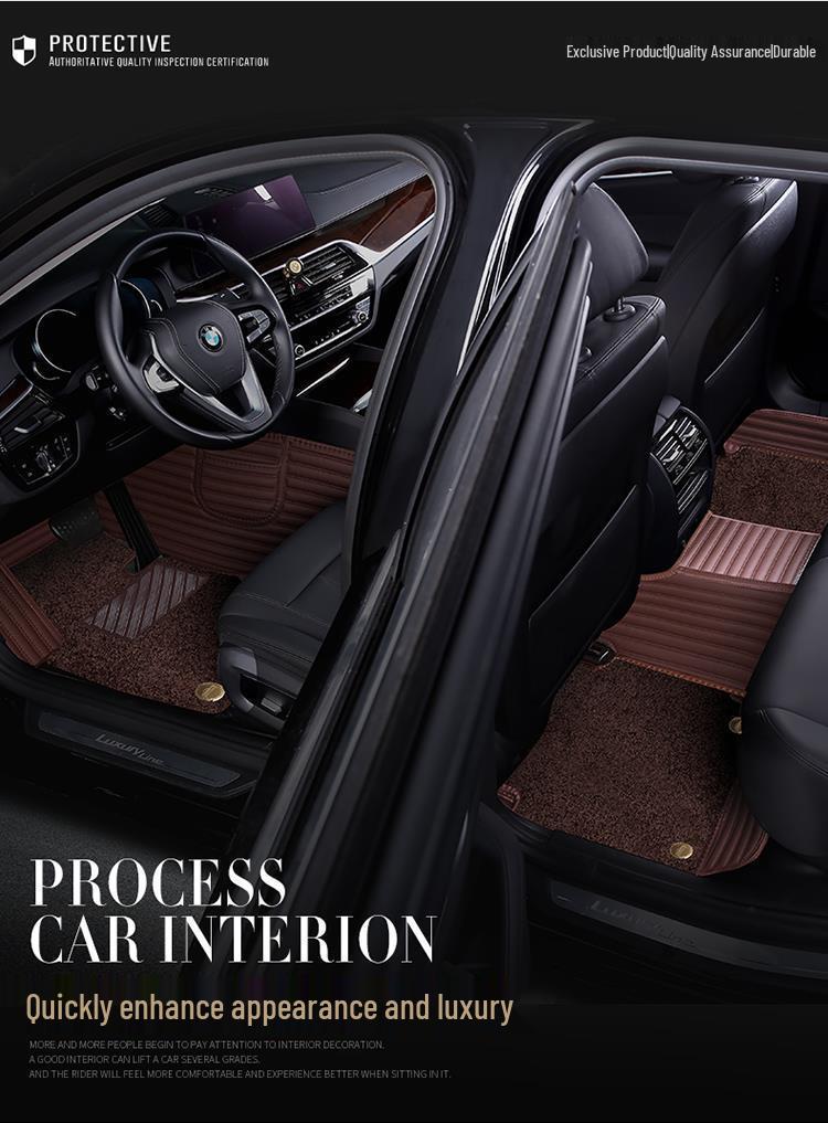 Compatible Car Floor Mats for Jetta VS5 (Models 2019-2023) - Enhanced Double-Layer Design