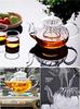 IwaiLoft Soothing Heat-Resistant Glass Teapot with Strainer, Insulated, for Two, Perfect for Black Tea, Fruit, Leaf, Flower, and Craft Teas, IL-SET192