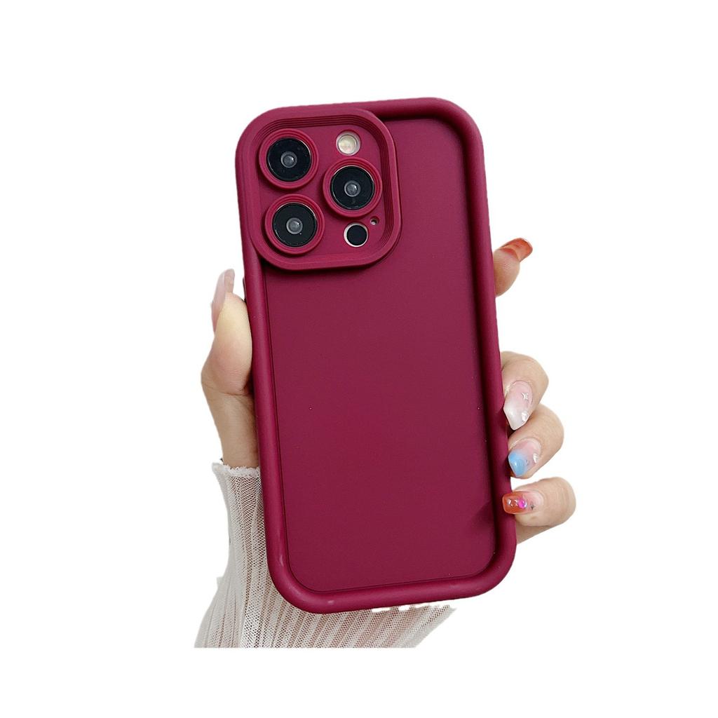 Applicable To Xiaomi 15pro Cartilage Solid Color Tpu Mobile Phone Case Material Can Be Painted Redmi 14c Anti-fall Mobile Phone Case