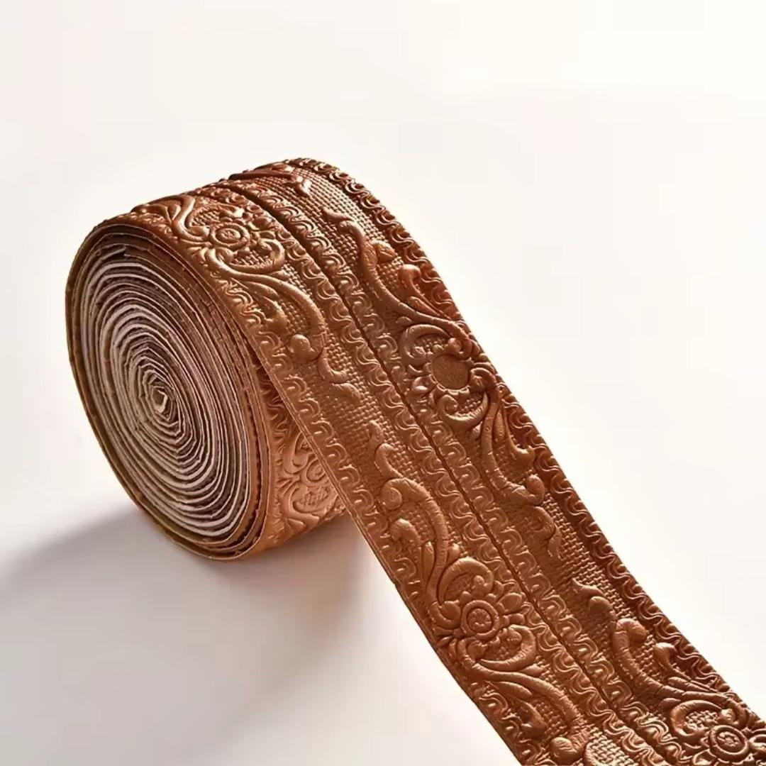 

1PC 2.3mx12cm Skirting Ceiling Decoration Strip Wall Stickers Self Adhesive Baseboard Waterproof Waist Line Border Wall Top