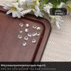 Nail Art Rhinestones: Transparent Pointed Hearts, Axe Heads, Square Rock Candy - Super Shiny Press-on Decorations