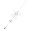 Retro Wind Chime Decorative Cast Iron Bell for Gardens Patios Vintage Outdoor Hanging Chimes Good Luck Angel Sound