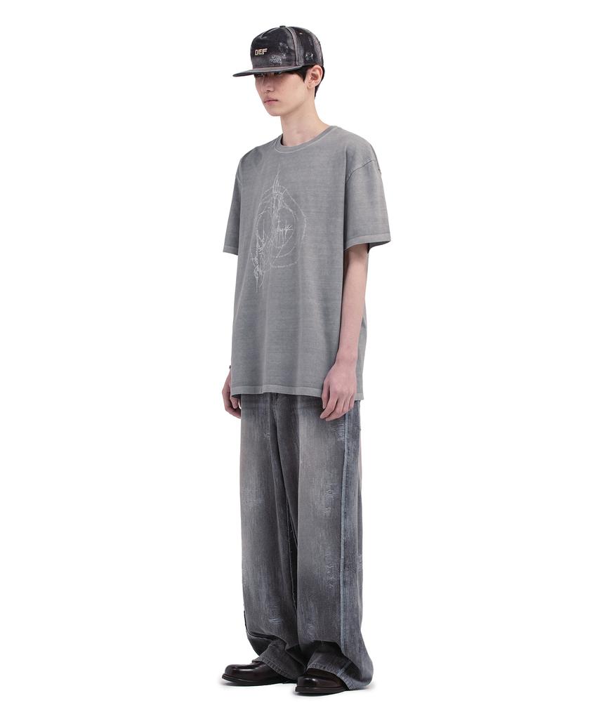 Depeugameoncheu Pig Human Form T-Shirts [Gray]
