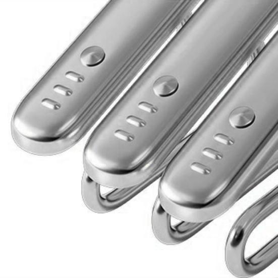 Kleiderbügel, maximale Tragkraft, rostfreie Aluminiumlegierung, winddicht, glatt, rutschfest, Kleiderbügel für Anzüge, Wäscheständer, Kleiderschrank-Organizer