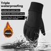 Outdoor Motorcycle Riding Gloves for Unisex All Finger Windproof Waterproof Warm Gloves Touch Screen Skiing Hiking Gloves