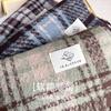 New autumn and winter scarf women's high-end atmosphere pink plaid couple shawl