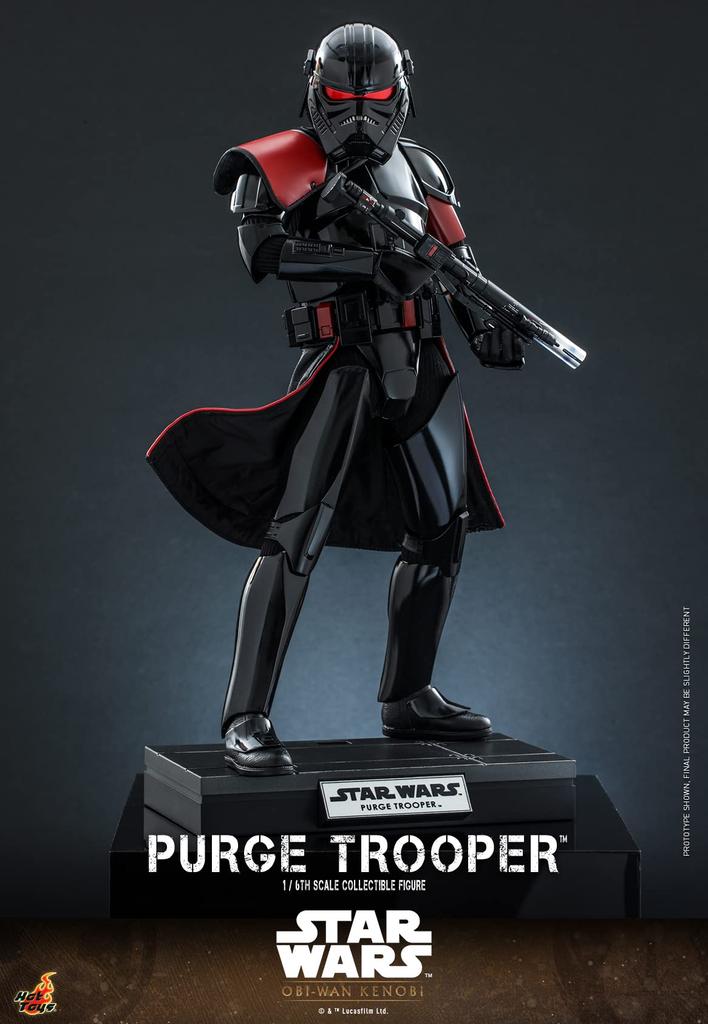 Hot Toys TV Masterpiece Kenobi Purge Trooper Scale Approximately 30cm Tall Obi-Wan 1/6 Figure, Black, (TMS081)