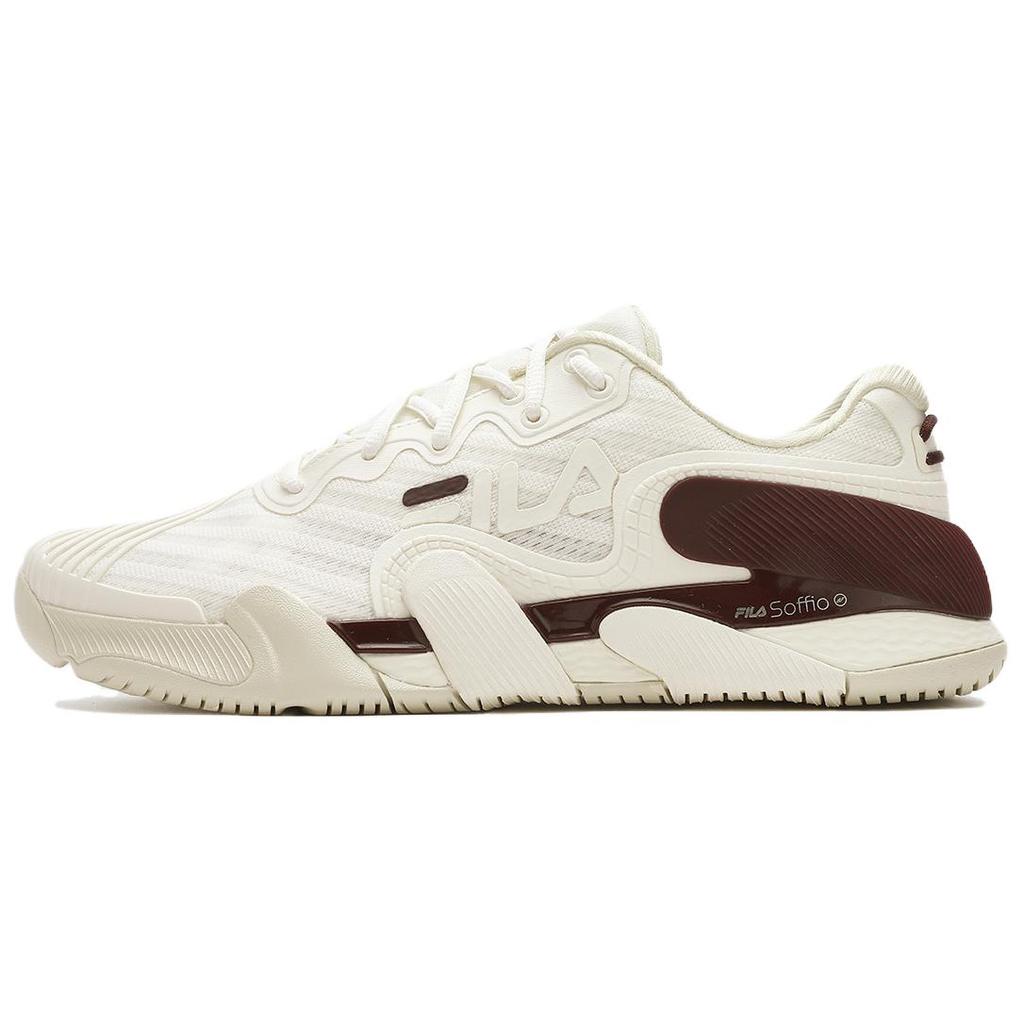 Women's Sneakers FILA POTENZA Abrasion Resistant Low top Tennis Shoes Women's Brown White