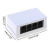 4-kierunkowy adapter RJ45 na RJ11 Konwerter sieciowy na telefoniczny do użytku domowego i biurowego dla czystej i niezawodnej komunikacji
