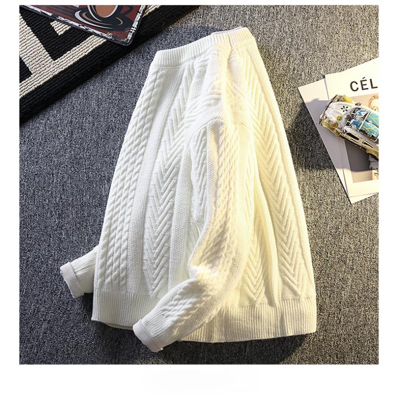 Men Women Knit Sweater Men Autumn Winter Pullover Casual Crew Neck Sweaters Hip Hop Streetwear