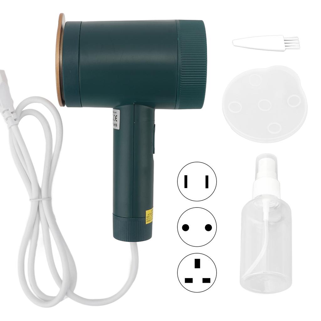 Handhållen Mini Strykmaskin med Luddtagare Bärbart Plaggstrykjärn för Hem 110‑