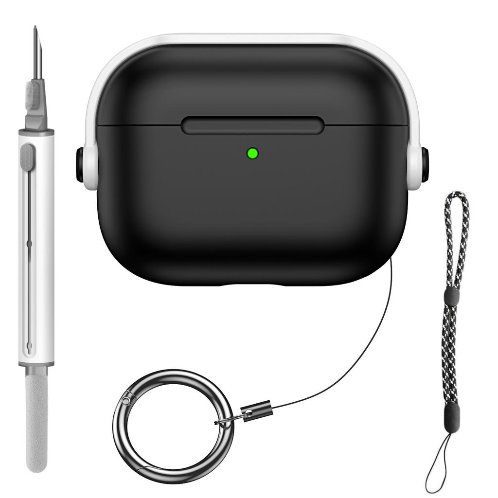 for Airpods Pro 3 Case Safety Lock Case for Apple Airpods Pro 3 (2025) with Cleaner Kit Drop Protection Air pods Pro3 Case Cover