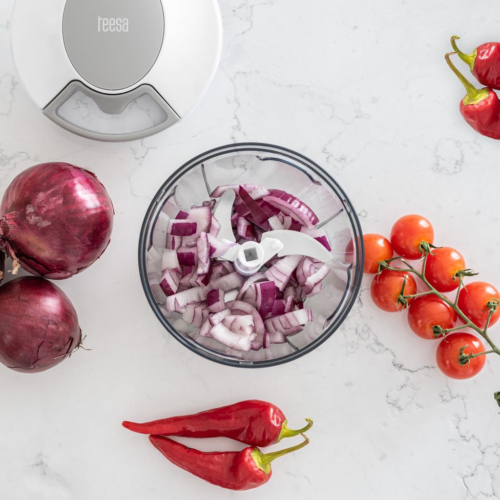 Teesa 650 ml manual chopper slicer