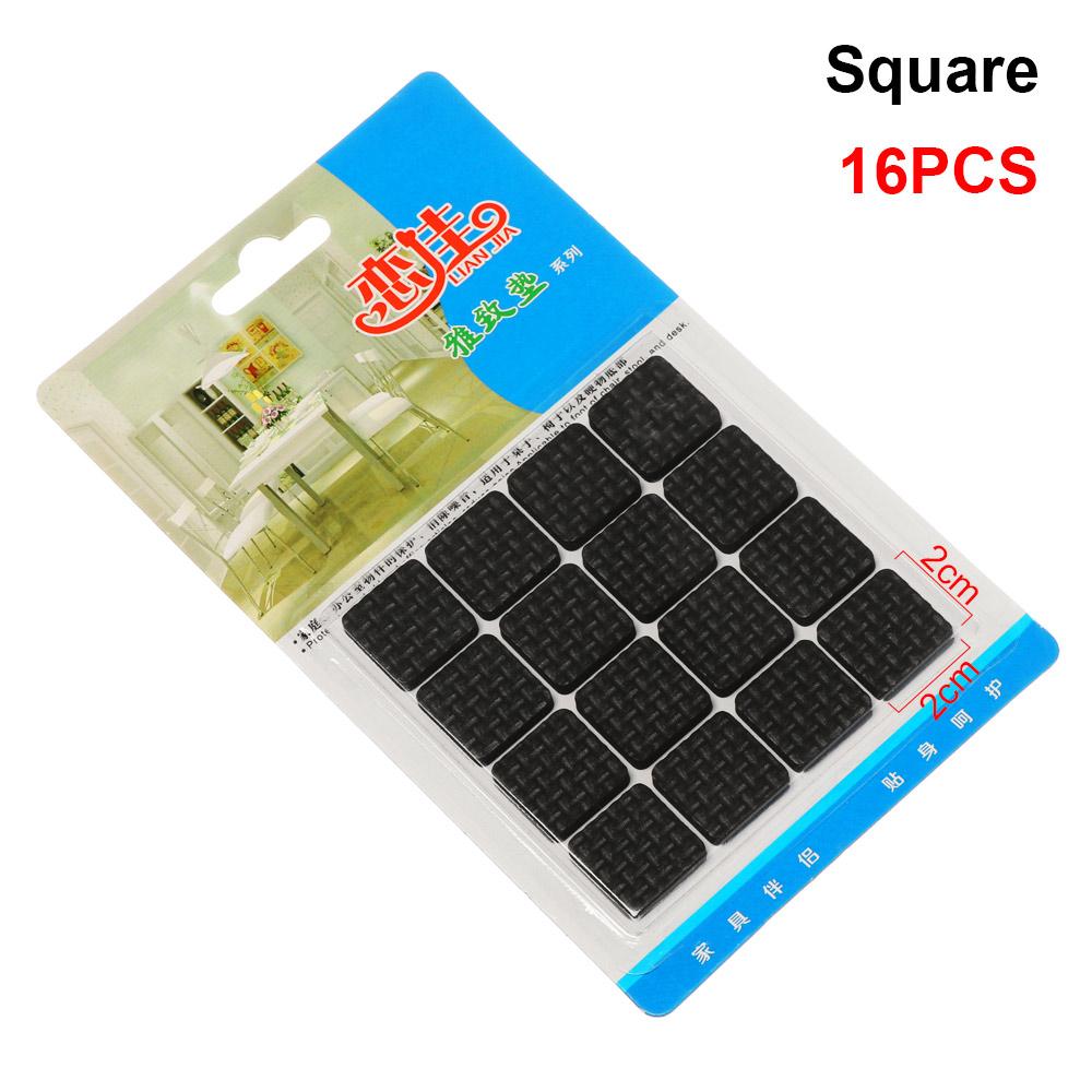 Geometric Shape EVA Furniture Leg Pads Thickening Anti Noisy Anti-slip Mat Self-adhesive Bumper Chair Fittings Floor Protector