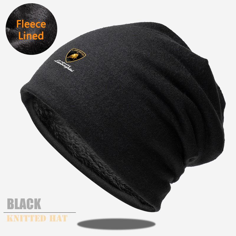 Herren Damen Hip Hop Kappe Unisex Beanie Strickmütze Fleecegefüttert Winddichte Mützen Für Lamborghini Urus Huracan Aventador Premium