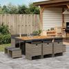 VidaXL 11-piece Garden Dining Set with Cushions, Patio Table and Chairs, Patio Furniture, Furniture 3210614