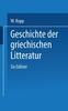 Libro Geschichte Der Griechischen Litteratur