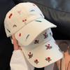 Breathable Embroidered Baseball Cap Sunshade Sun Hat Retro Sun Protection Cap  Women