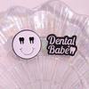 Tooth Eyecatching Cartoon Brooch Creative Alloy Pin For Trendy Medical Accessories