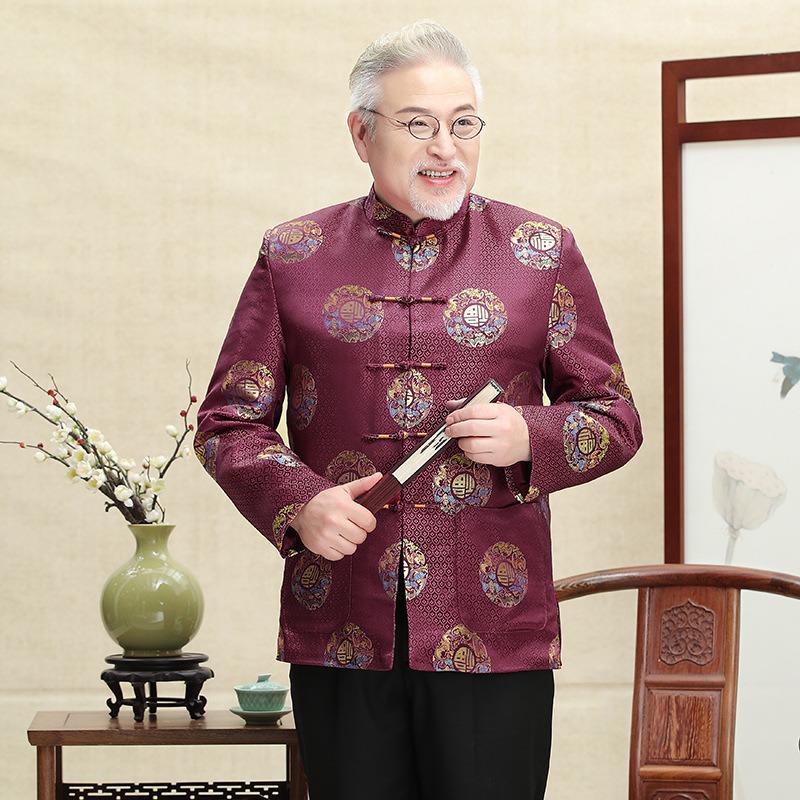 

Праздничная одежда, папа и дедушка носят стеганые куртки, дни рождения 190/3XL