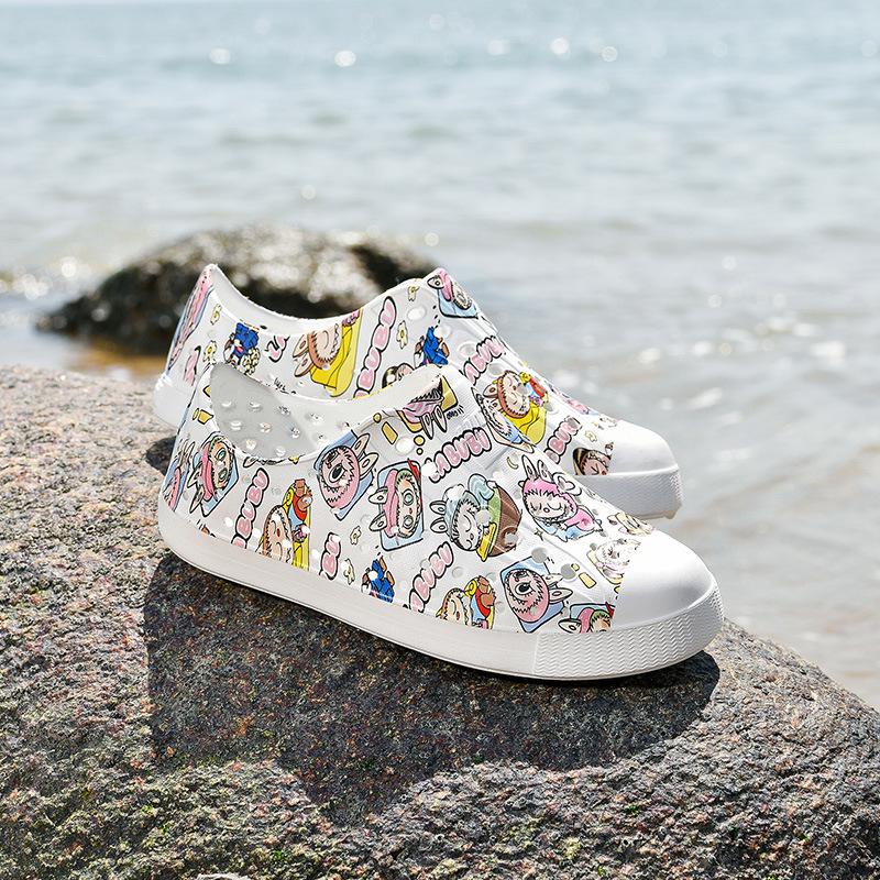 LUCHI Atmungsaktive Cartoon-Wassersandalen für Kinder im Sommer – Unisex-Outdoor-Schuhe mit weicher Sohle