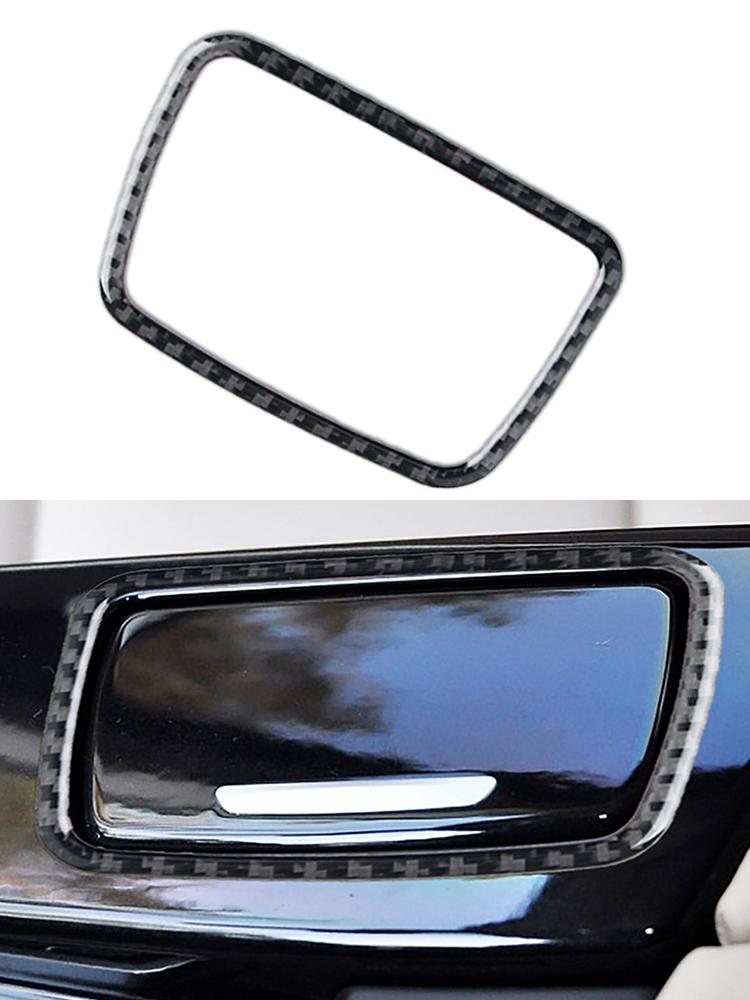 Car Interior Button Panel Cover Decorative Carbon Fiber Sticker For BMW 5 Series F10 2011-2017 Styling Accessories