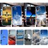 NH3 Flugreise Wolke Himmel Transparente Handyhülle für Motorola Moto G7 G8 G9 G84 G85 G73 G24 G15 Z2 Play Power Plus
