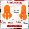 6pcs Manual Soda Beer Can Opener, Pop Beverage Can Cover Lid Protector, Plastic Drink Shields for Picnics Barbecues Camping Music Festival- Yellow &