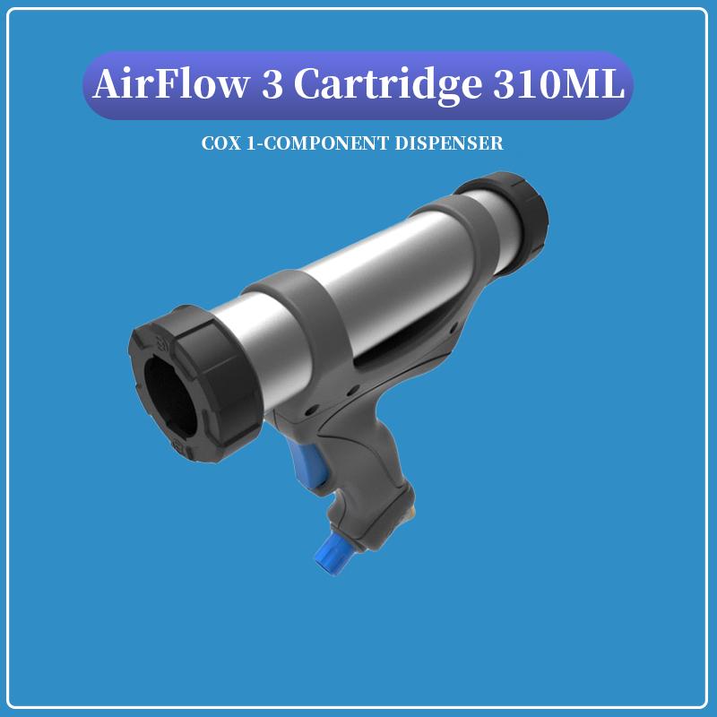 AirFlow 3 310ml Sulzer Mixpac COX 1 COMPONENT DISPENSER AirFlow 3 Cartridge 310 for 310ML Plastic Cartridge Glue Caulking Gun Other
