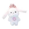 Adorable Plush Rabbit Doll Soft Stuffed Animal Keychain Perfect Gift For Girls