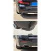 For BMW G30 G31 F90 M-Sport 2017-2023 Rear Bumper Side Splitters Black Carbon Flaps Corner Guard Protector Lip Car Accessories