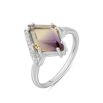 Nano Ametrine Silver Ring 2.693ct (2088318) 2.66 Gr. 925 Samples
