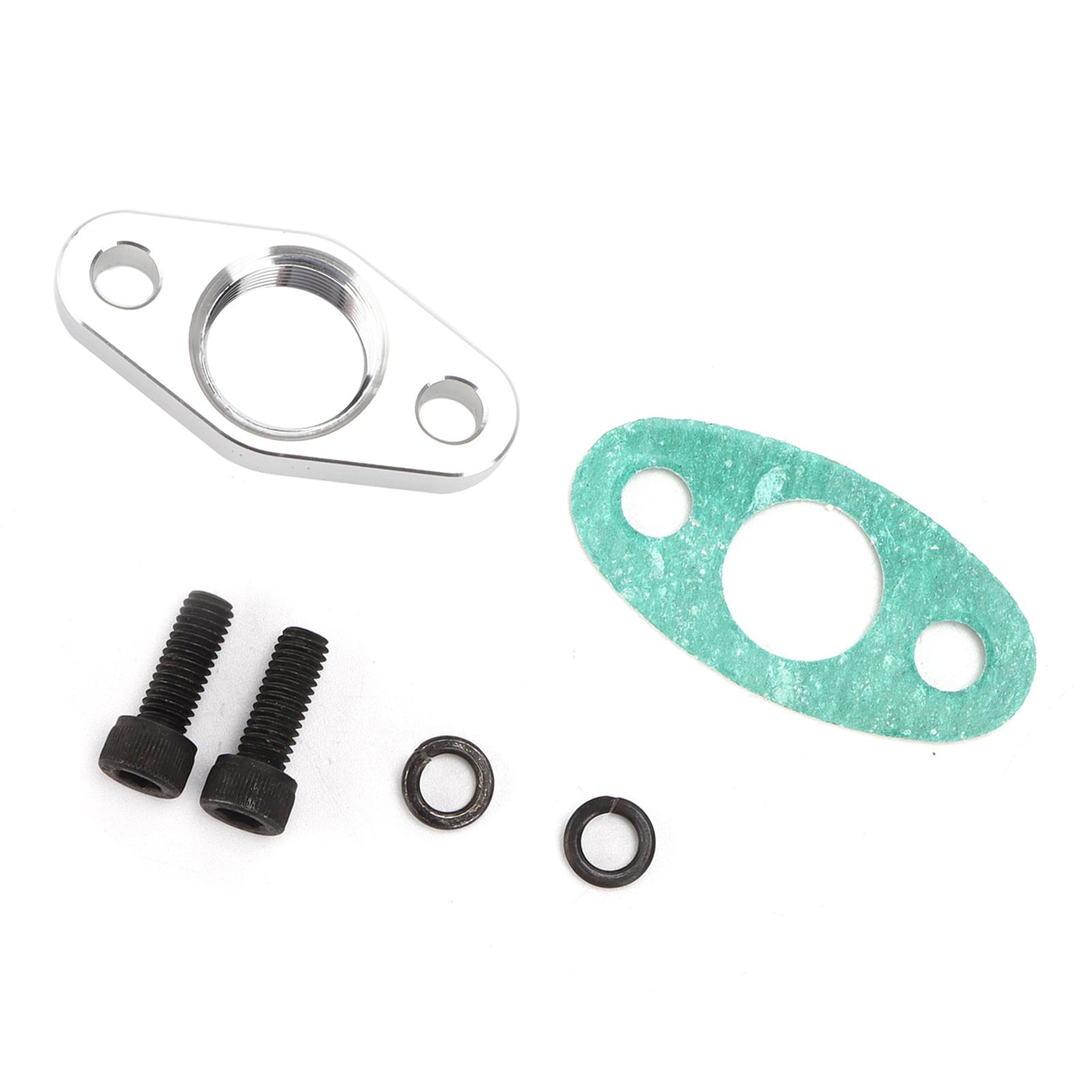 Turbo Oil Return Drain Flange Adapter Kit 1.5in Female 1 2 NPT Replacement for Garrett GT15