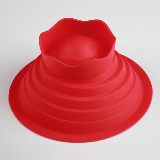 3 stk/sett Kakeformer Non-stick Enkel utforming Myk tekstur Rivebestandig baking Silikon Big Top Giant Cupcake Fondantformer Kakebakeverktøy