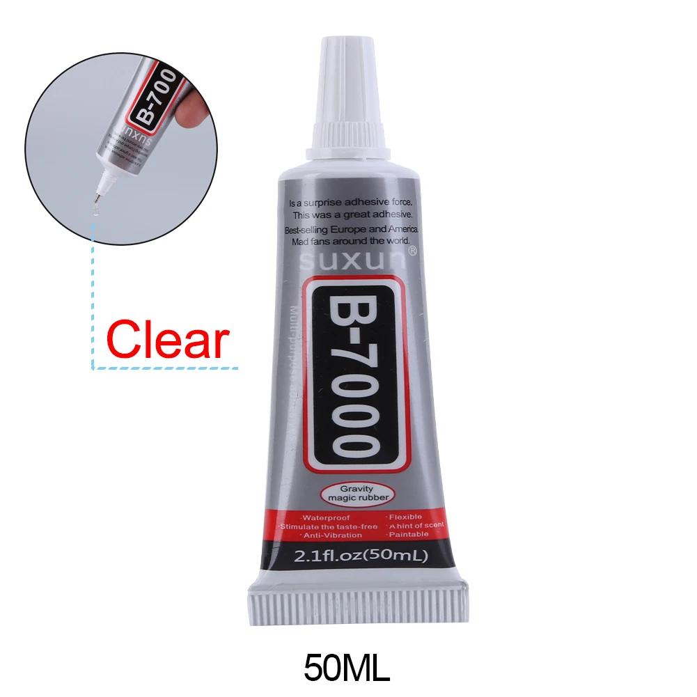 

B7000 Прозрачный Контактный Суперклей 15/ 25/50/110МЛ Клей для DIY Ремонтный Адгезив с Точным Наконечником-Аппликатором для Мобильного Телефона/Ювелирных Изделий