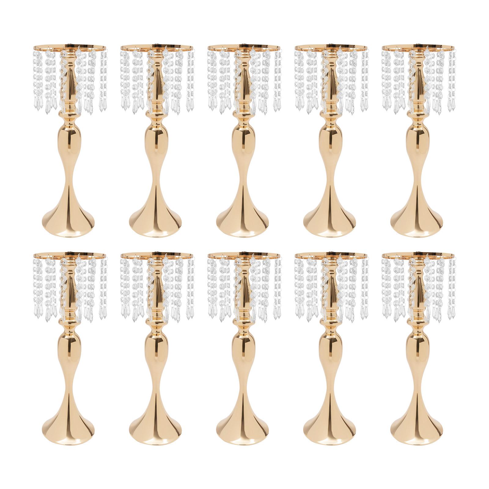 

Crystal Flower Stand Wedding Centerpieces for Tables, Flower Holders Centerpiece Metal Flower Vase for Wedding Party Reception United States