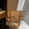 1Pc Ersatile Fashion Niche Large-capacity Tote Bag New Chain Diamond Shoulder Bag High-end Small Fragrant Messenger Bag