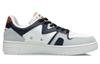Li Ning Synthetic Leather Slip Resistant Cushioning Abrasion Resistant Low Top Skateboard Shoes Men's White Black AGCR317-2