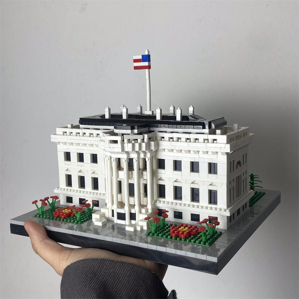 Presidential White House Micro Mini Building Block Toys Set:  Ideal Decorative Piece For Home And Office, Fantastic Gift Item
