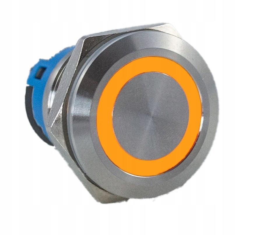 Vandal-proof monostable pushbutton 250V 2A 19X27