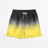Gradient Graphic Beach Shorts Men Colorful 3D Printed Board Shorts Summer Casual Holiday Short Pants Loose Surf Swim Shorts