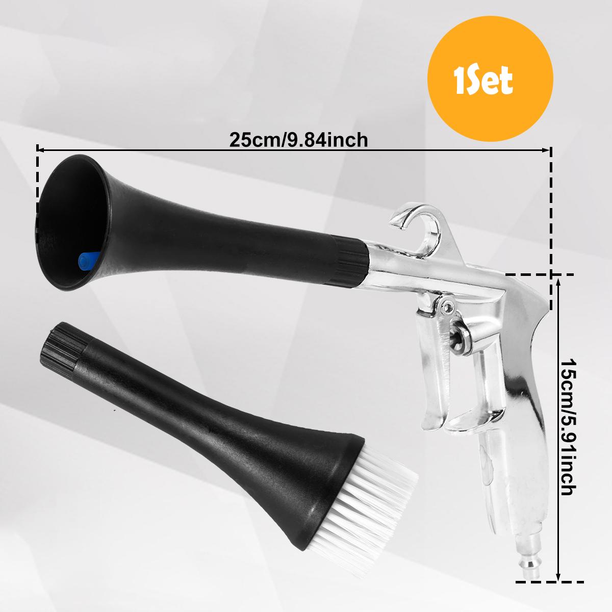 

High Pressure Car Interior Spraying Washing Gun with 2 Set Nozzle Sprayer Connector Air Pulse Car Washing Equipment Tool for Car