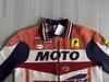 Heavyweight Men's Biker Racing Knit Cardigan Jacket