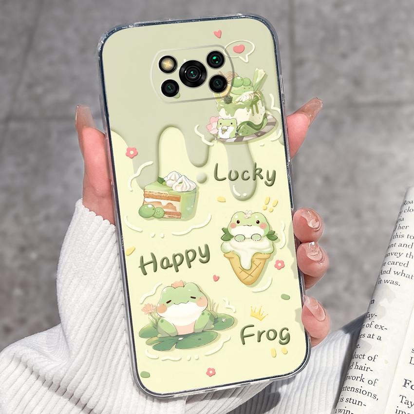Clear Phone Case For Xiaomi Poco X3 X4 NFC X5 X6 X7 Pro F4 GT F5 Soft TPU Casing Retro Pocket Watch Patterns Shockproof Shell For Xiaomi Cover Capa