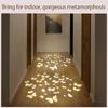 Nordic home improvement embedded spotlight ceiling light projection snow star pattern home corridor downlight